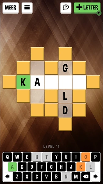 Kruiswoorden: Woord Puzzels app screenshot 2