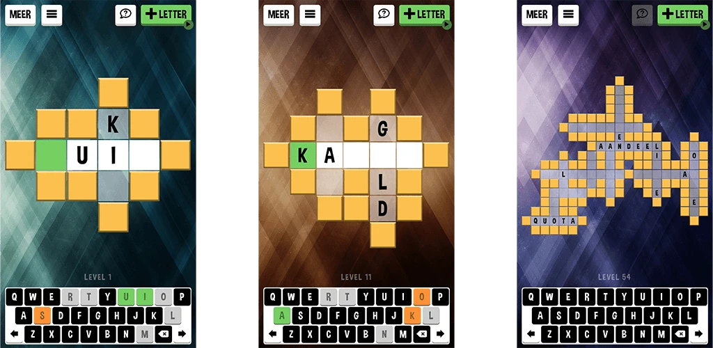 Met kruiswoordpuzzel apps kun je digitaal puzzelen