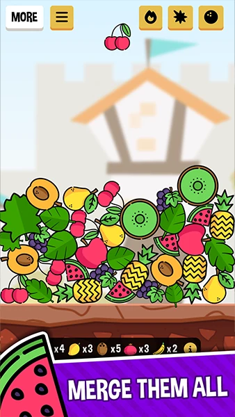 Fruit Drop: Meloenen spel app screenshot 2