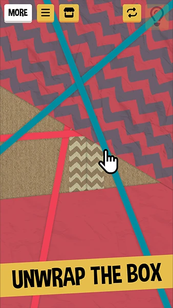 Unwrapped: Paper Peeling Puzzle app screenshot 1